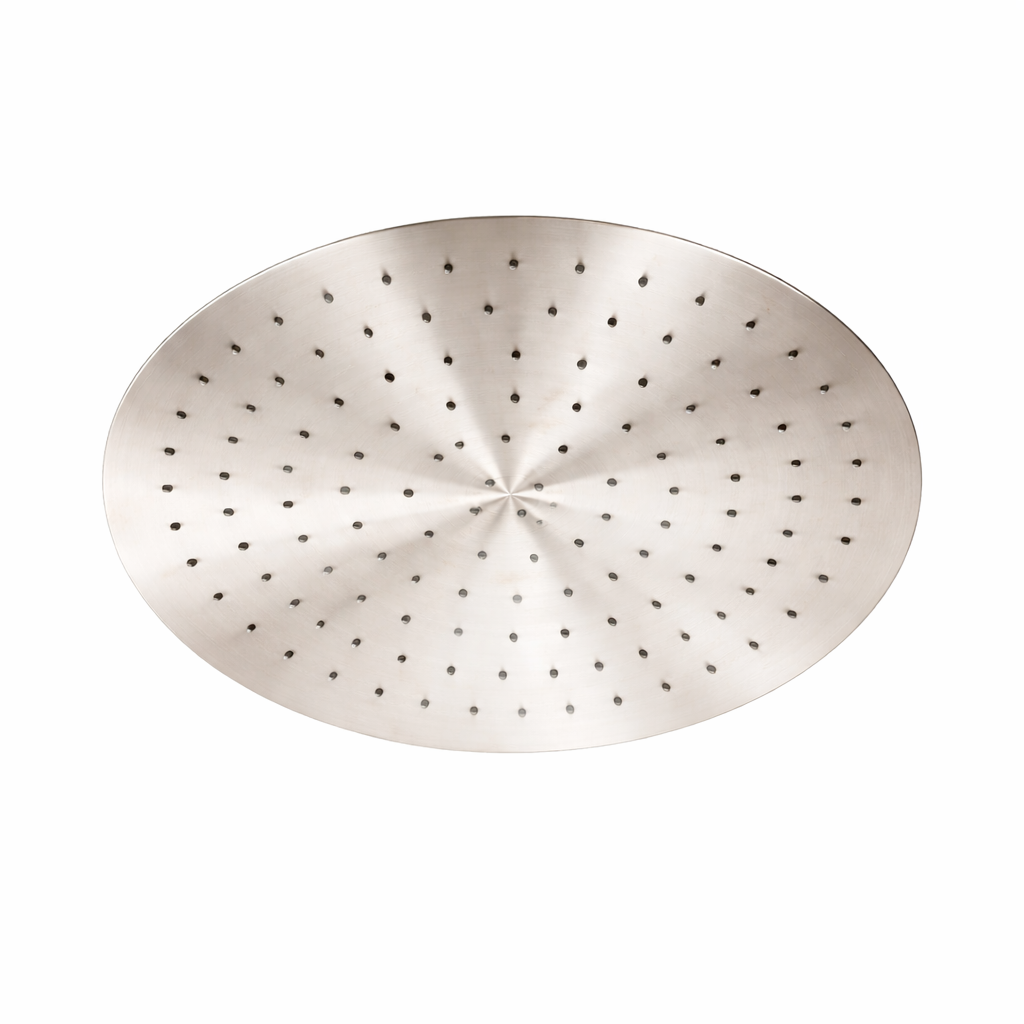 Elke Round Shower Head Brushed Nickel