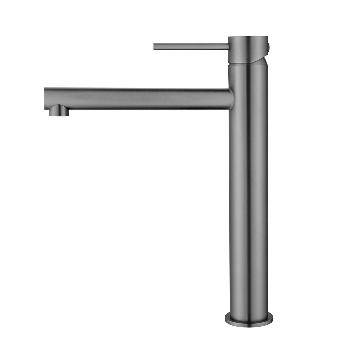 Elke Countertop Tall Basin Mixer Gunmetal