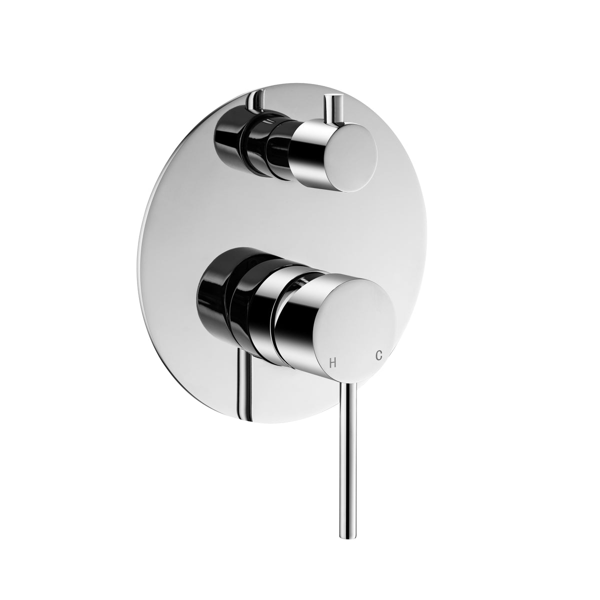 Elke Shower Diverter Plate Chrome