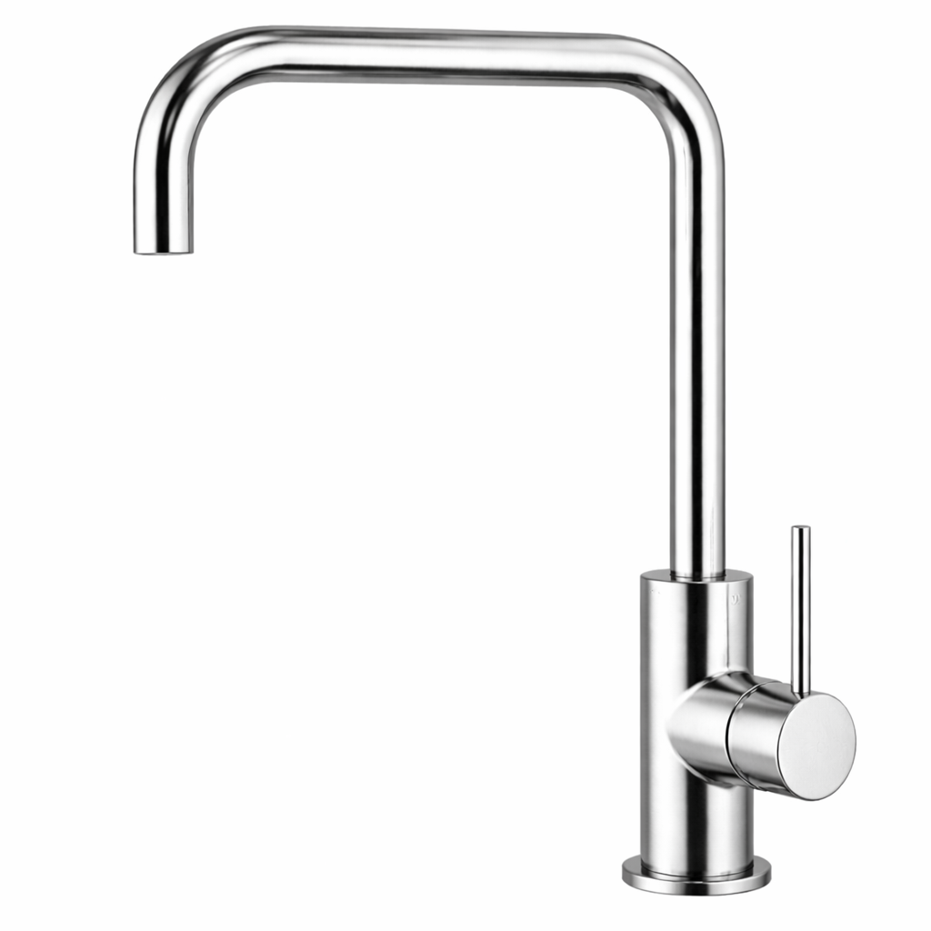 Elke Square Kitchen Mixer Chrome