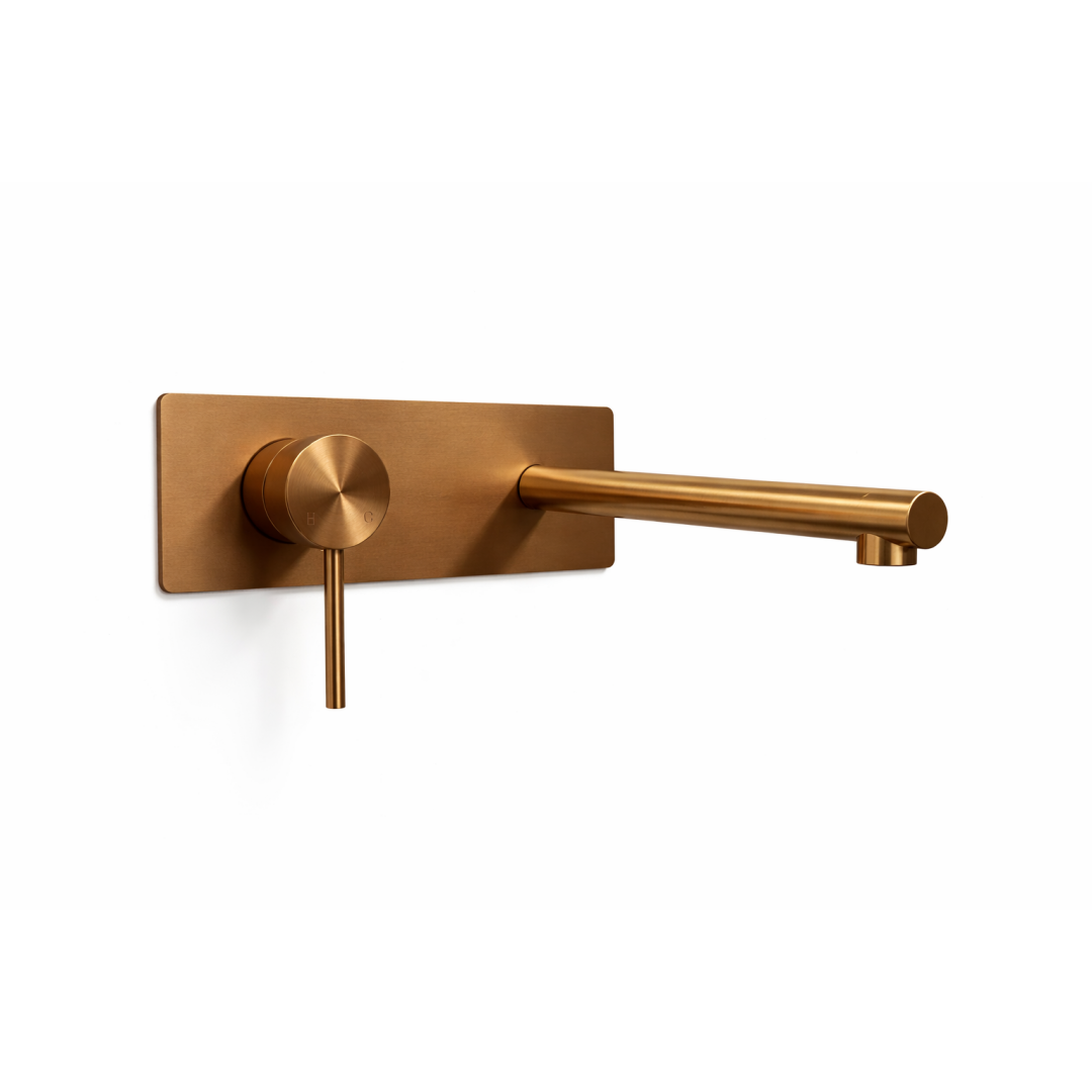 Elke Wall Mixer Plate Bronze