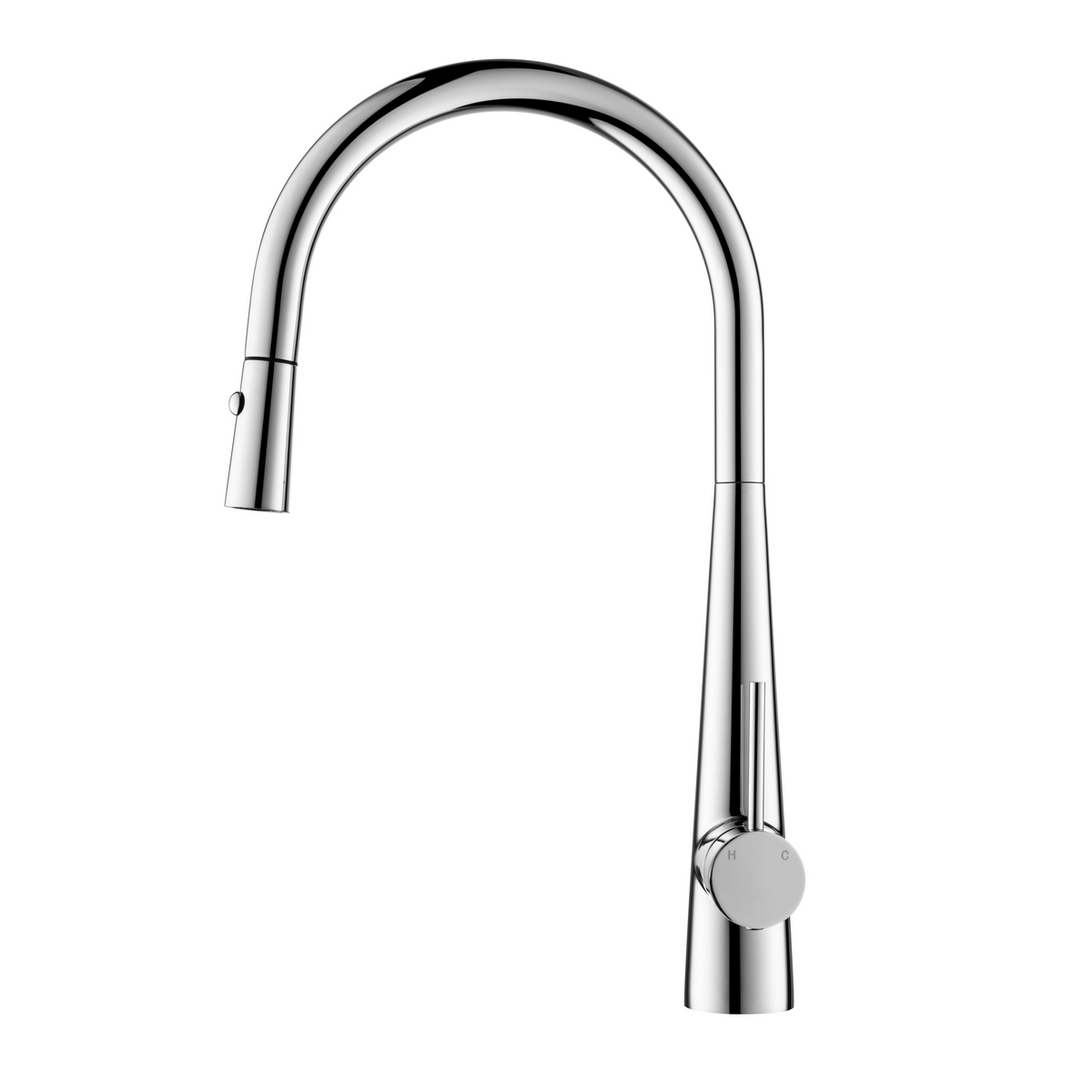 Elke Sleek Mixer with Button Chrome