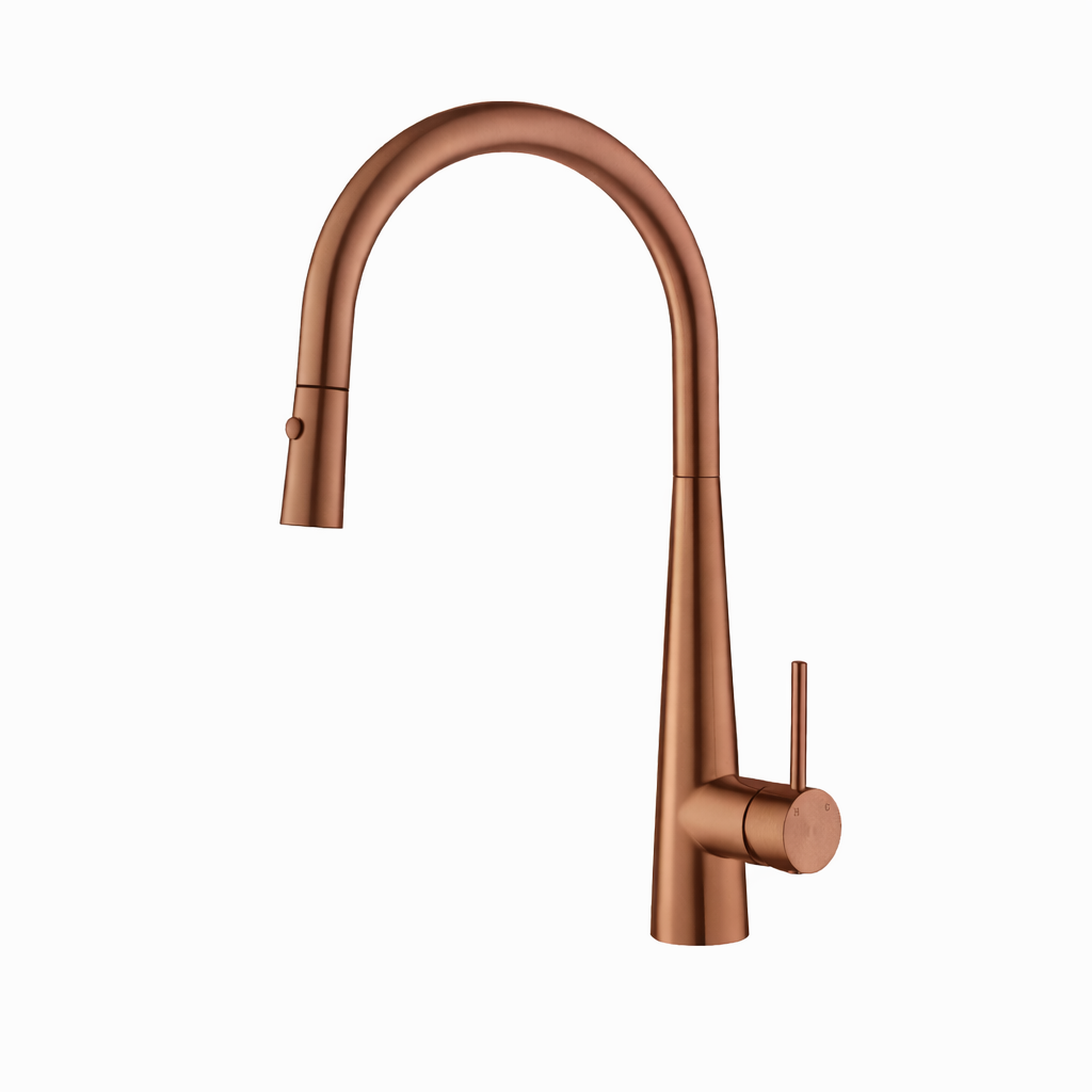 Elke Sleek Mixer with Button Bronze