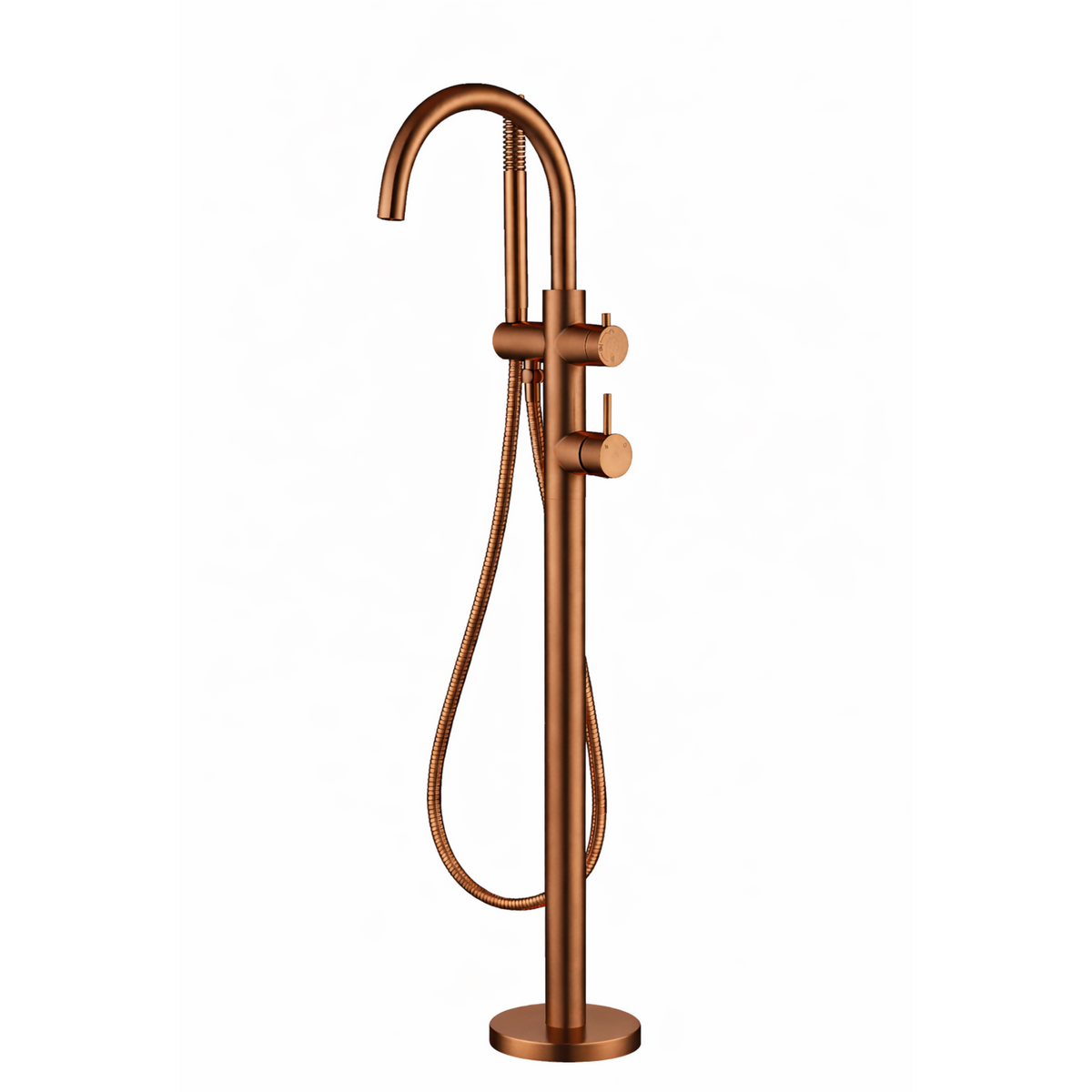 Elke Bath Filler with Hand Shower Bronze