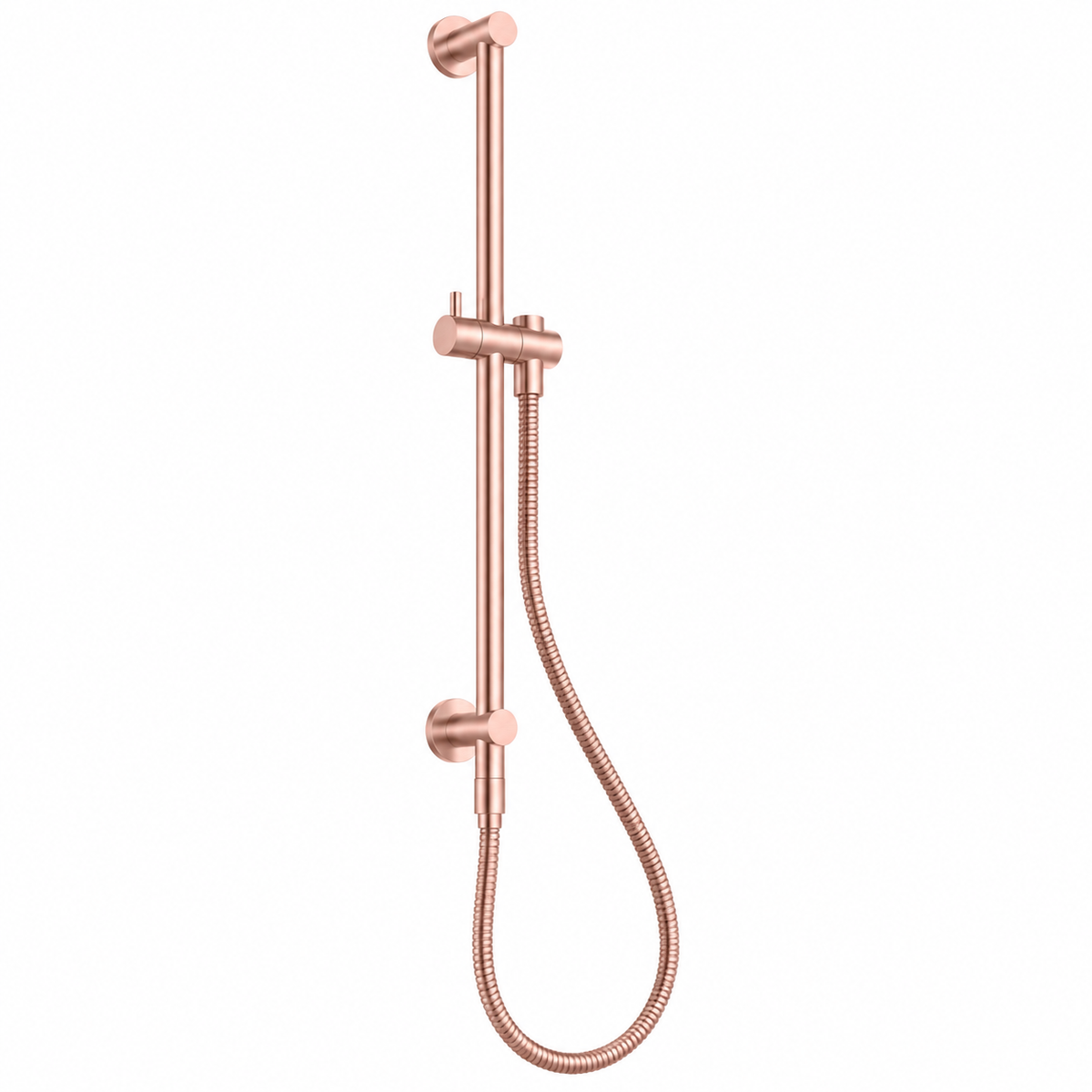 Elke Shower on Rail Brushed Copper