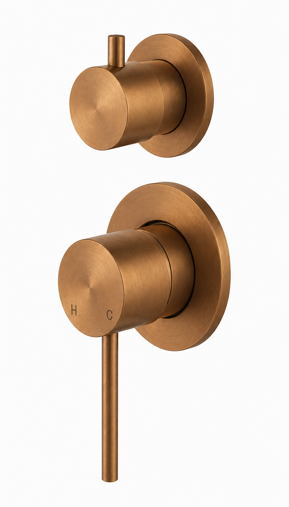 Elke Shower Diverter Bronze