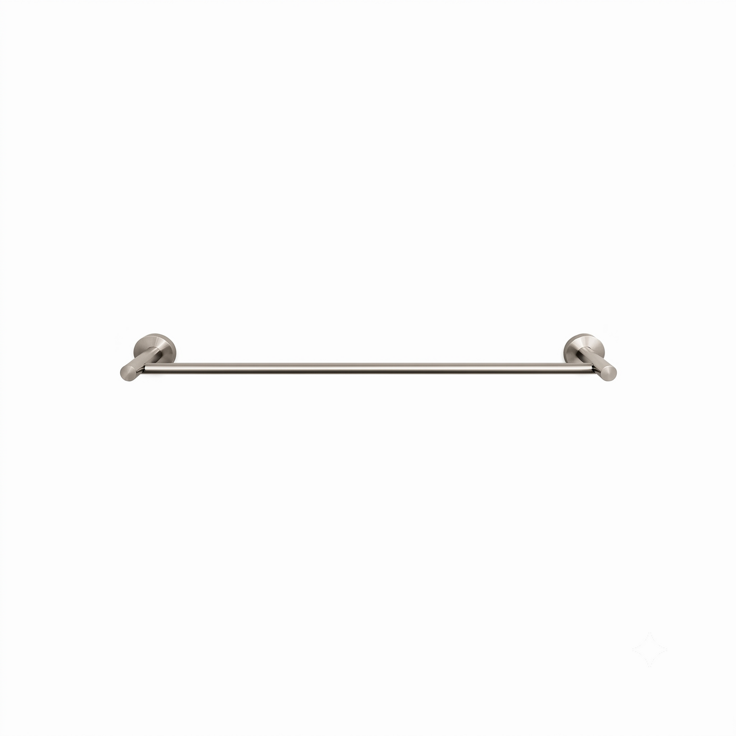 Elke Single Towel Rail Brushed Nickel