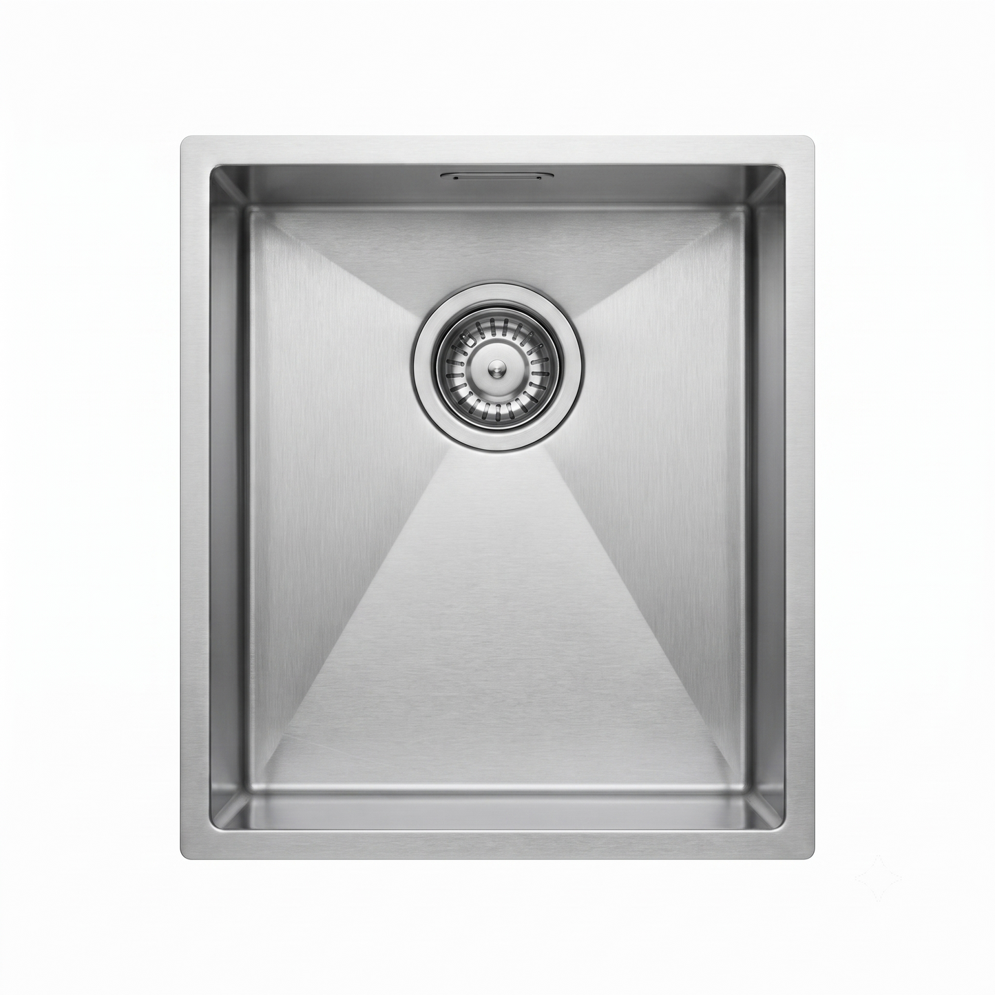 Titan Single Stainless Steel Sink with Overflow 340mm