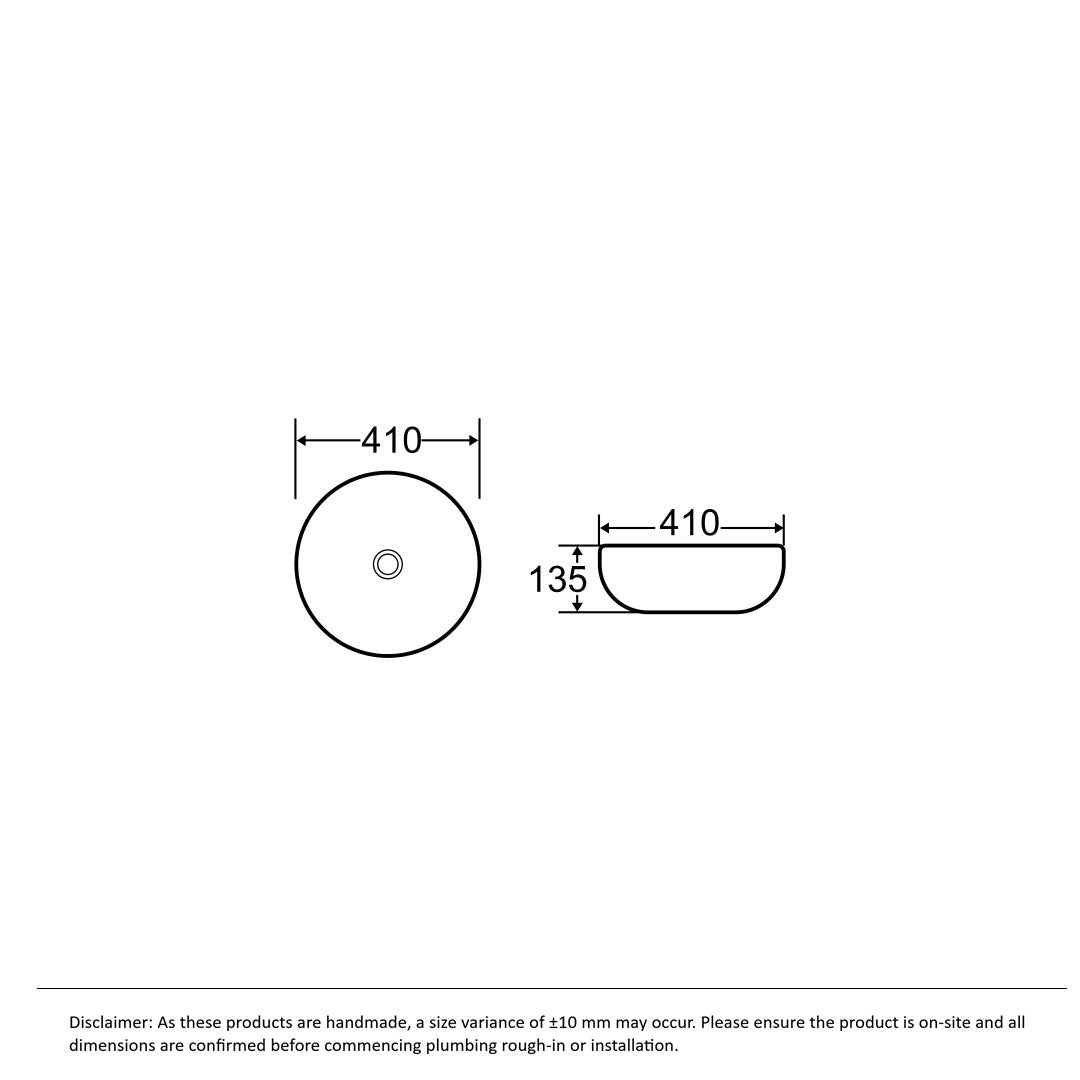 Elioh Countertop Basin Round