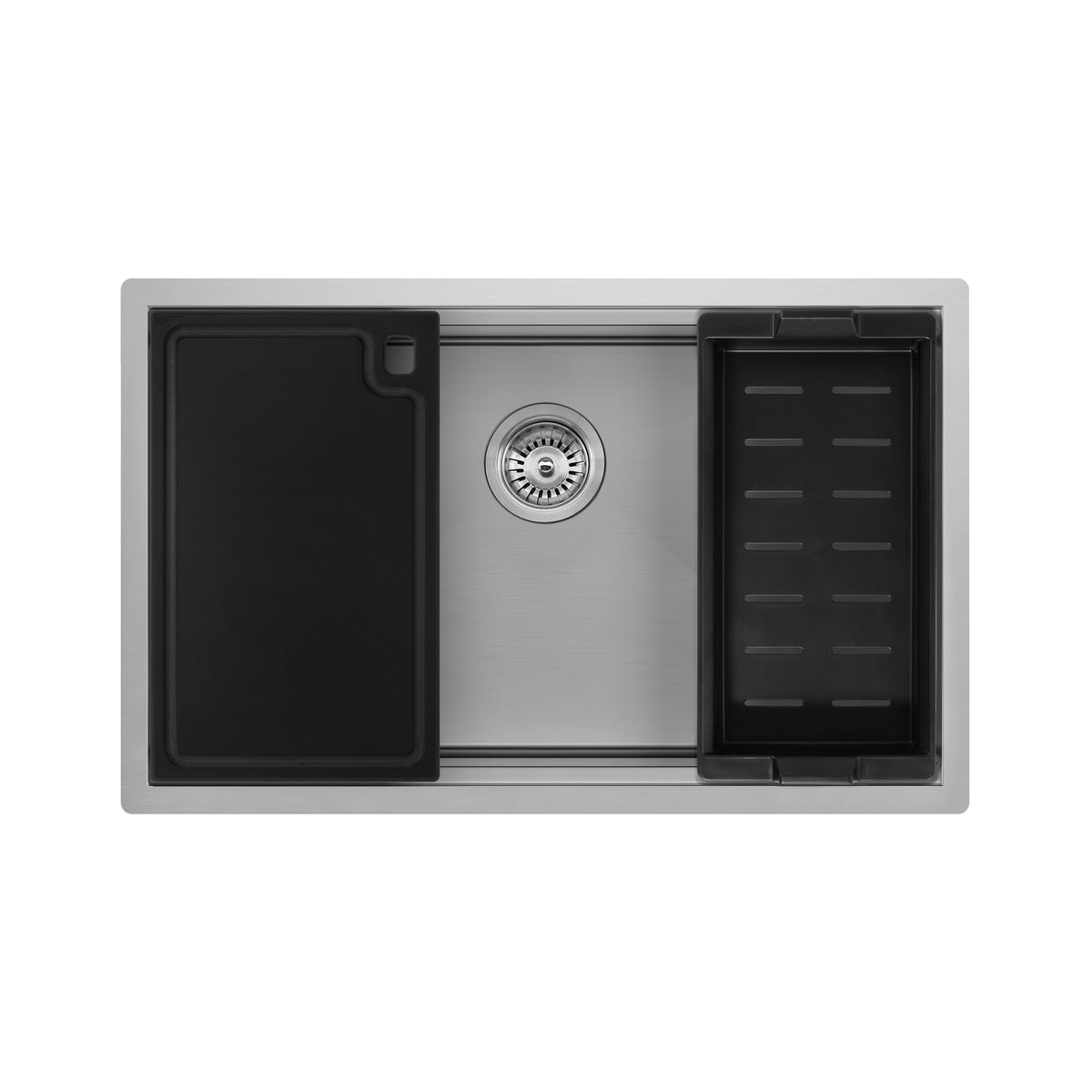 Titan Single Stainless Steel Workstation Sink 760mm
