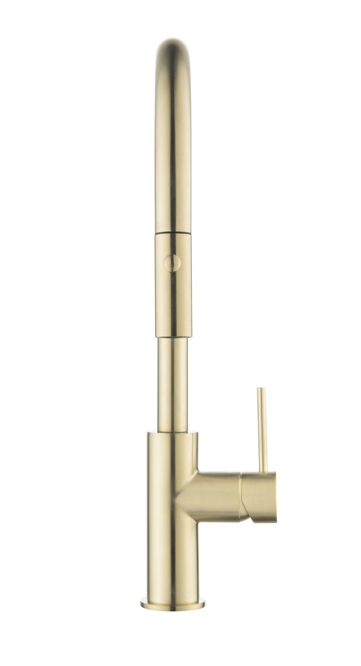 Elke Button Pull Mixer Brushed Gold