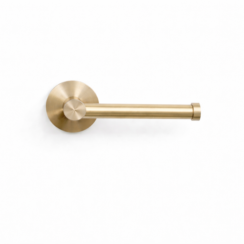 Elke Toilet Paper Holder Brushed Gold