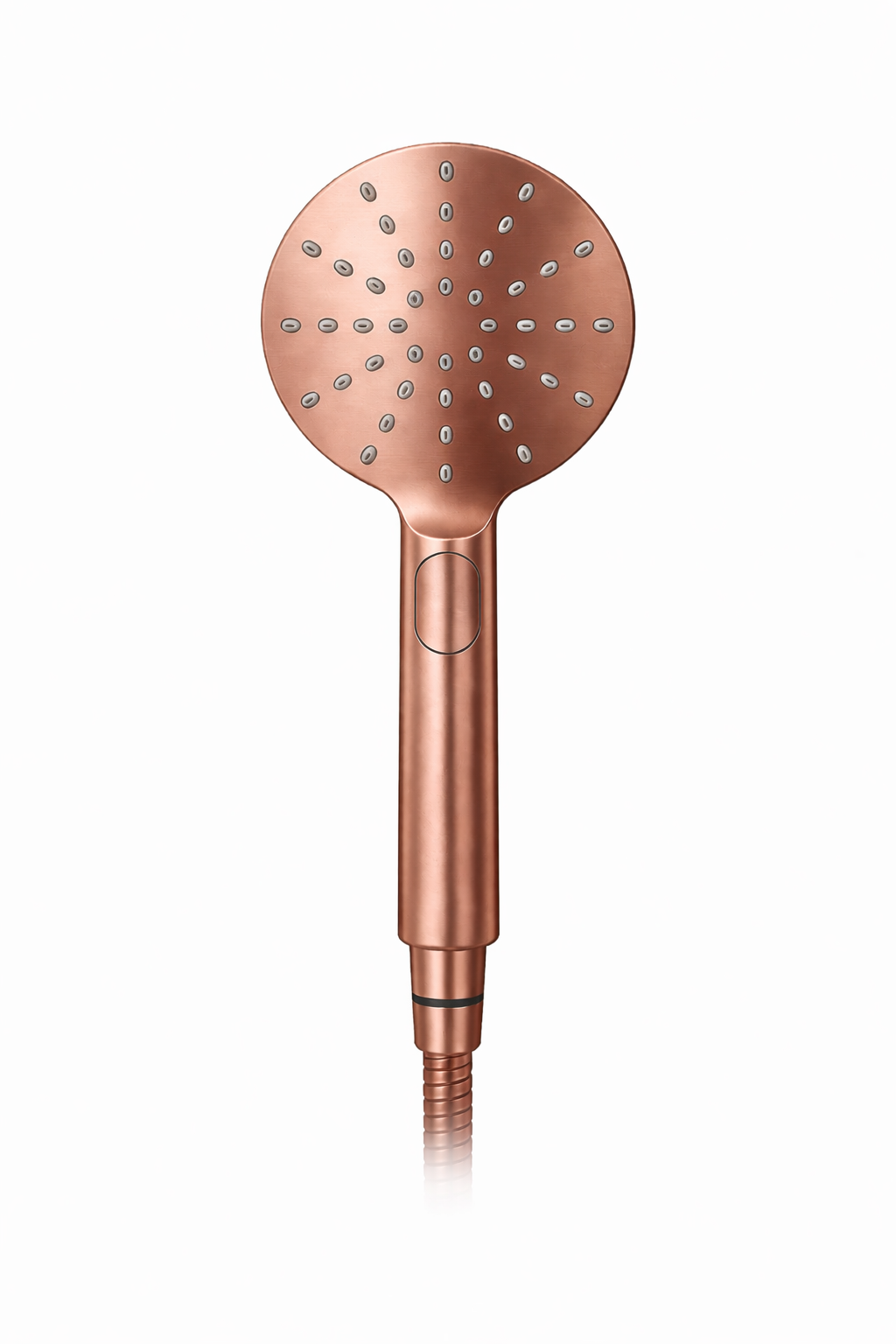 Elke Hand Shower Round Brushed Copper