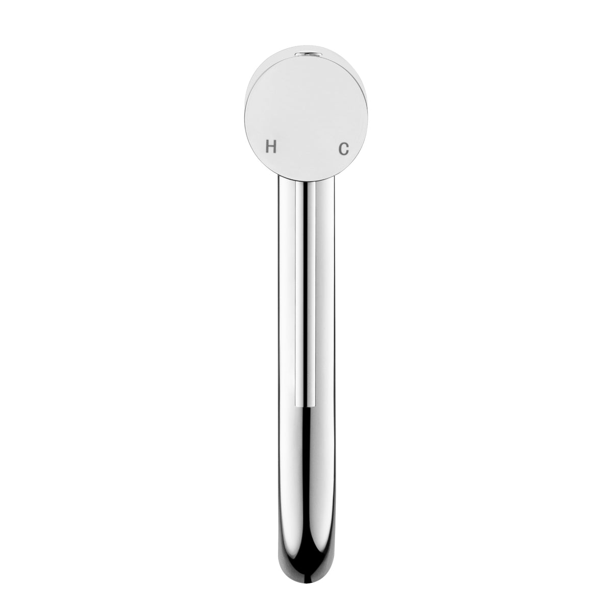 Elke Curved Countertop Tall Basin Mixer Chrome