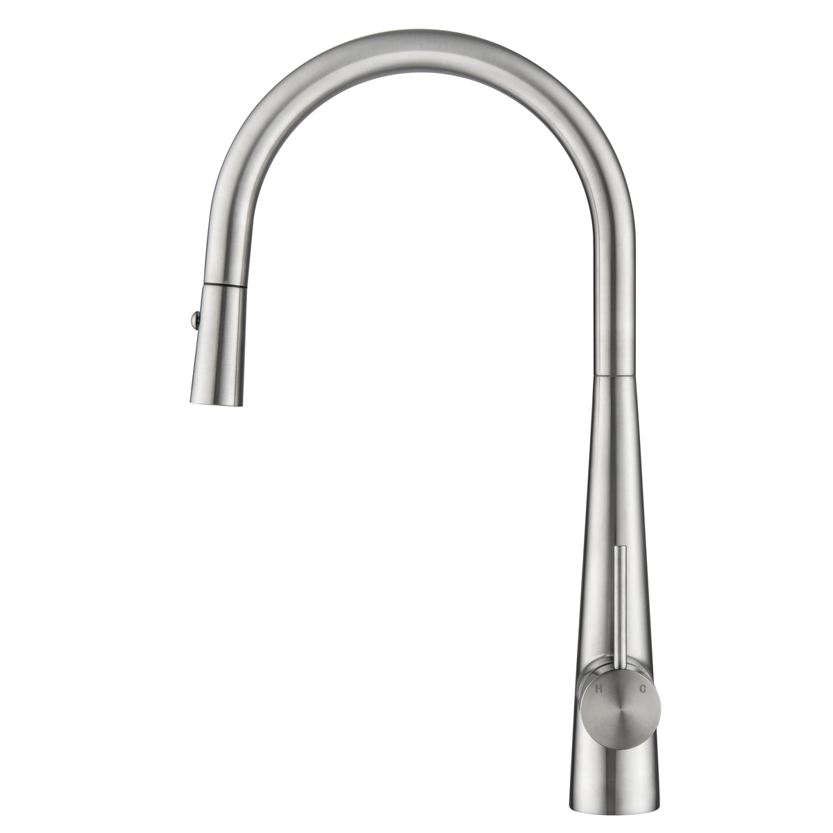 Elke Sleek Mixer with Button Brushed Nickel