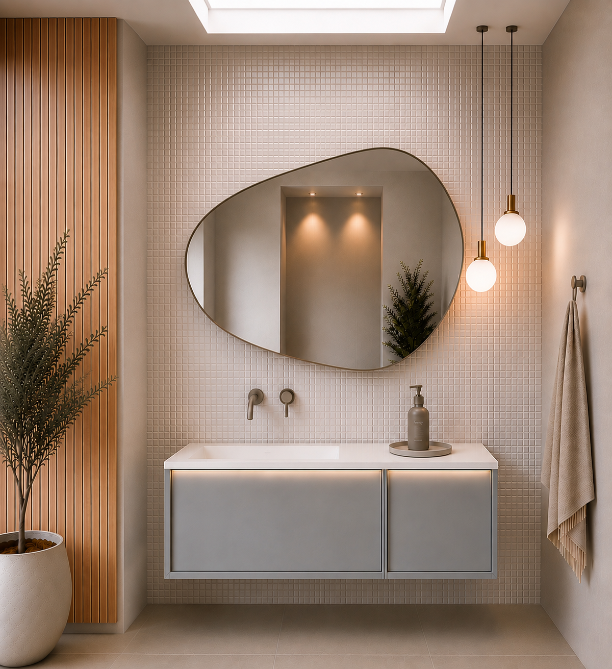 Dorian 1200mm Wall-hung Vanity with Sensor Light