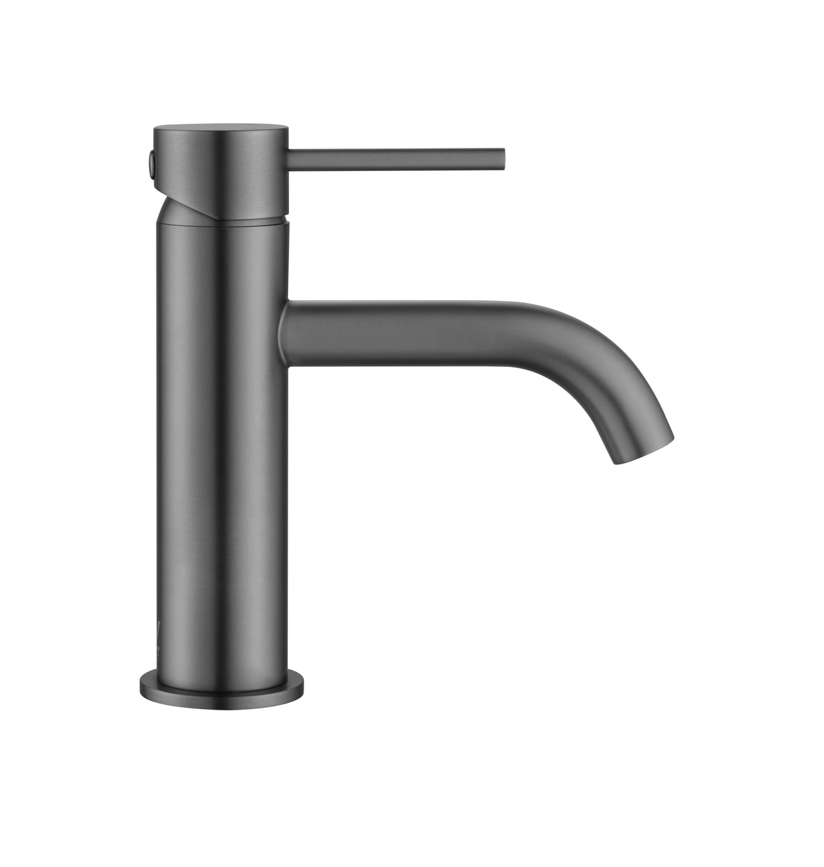 Elke Curved Countertop Basin Mixer Gunmetal