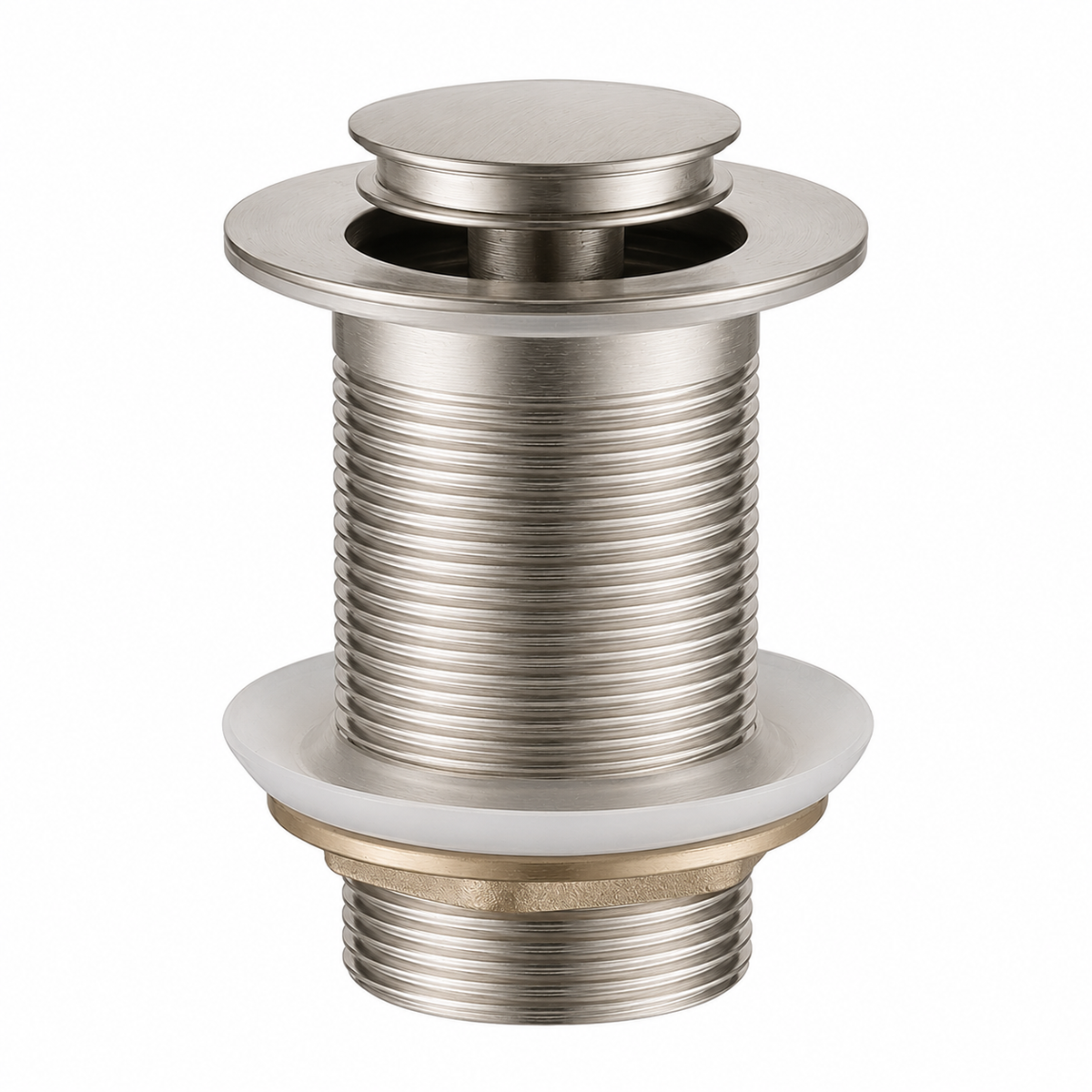 Pop-up Waste Flat Cap Brushed Nickel