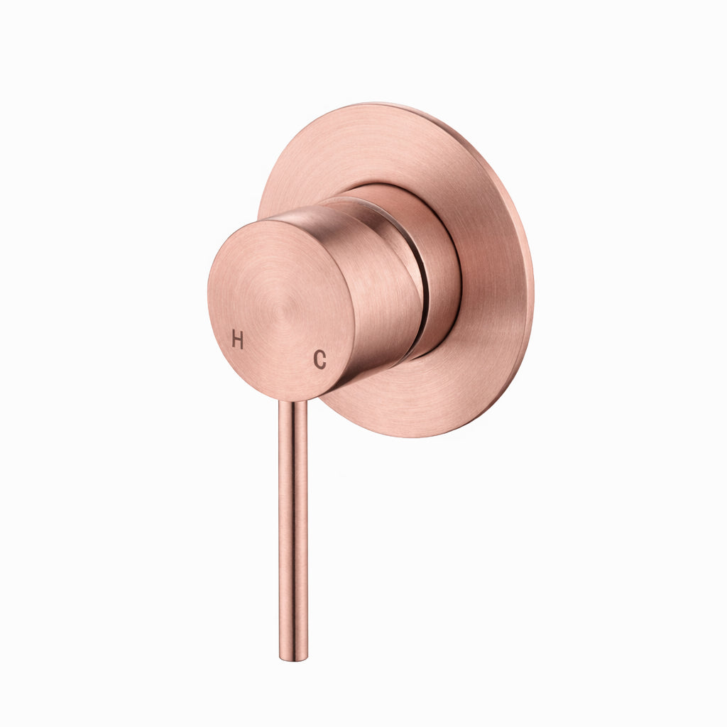 Elke Shower Mixer Brushed Copper