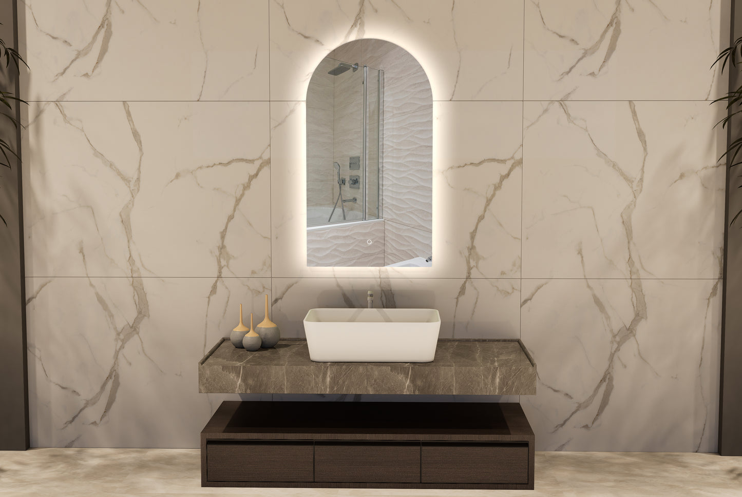Xara Arch LED Mirror