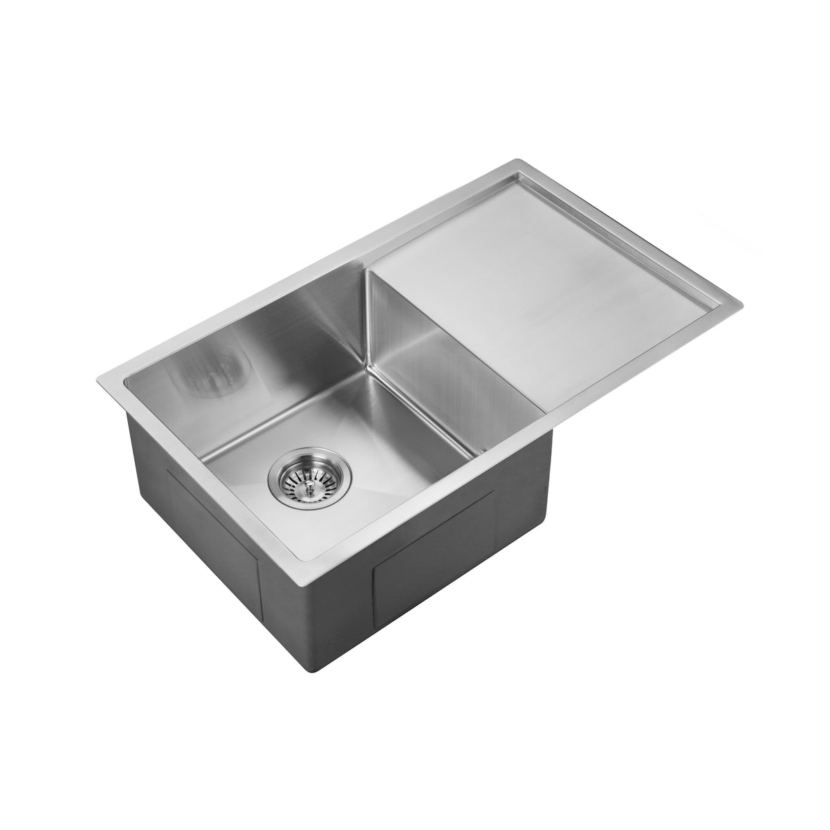 Titan Single Stainless Steel Sink with Drainboard 750mm