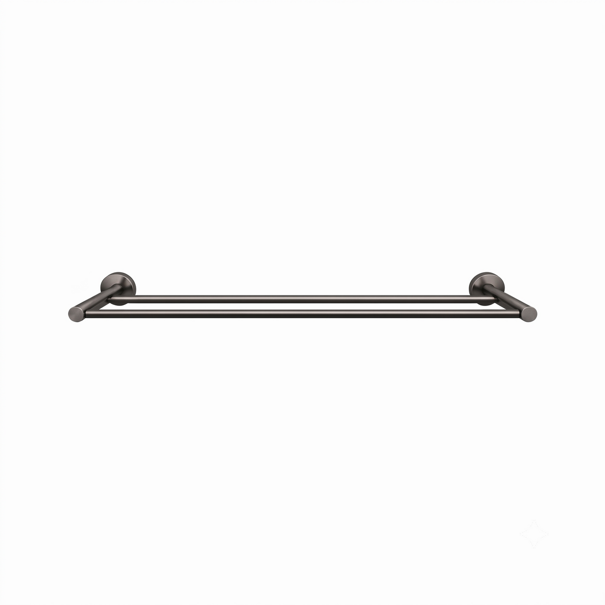 Elke Double Towel Rail Gunmetal