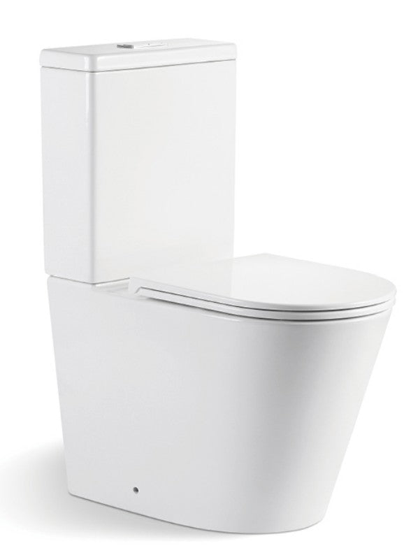 Lana Wave Floor Mount 2-Piece Toilet