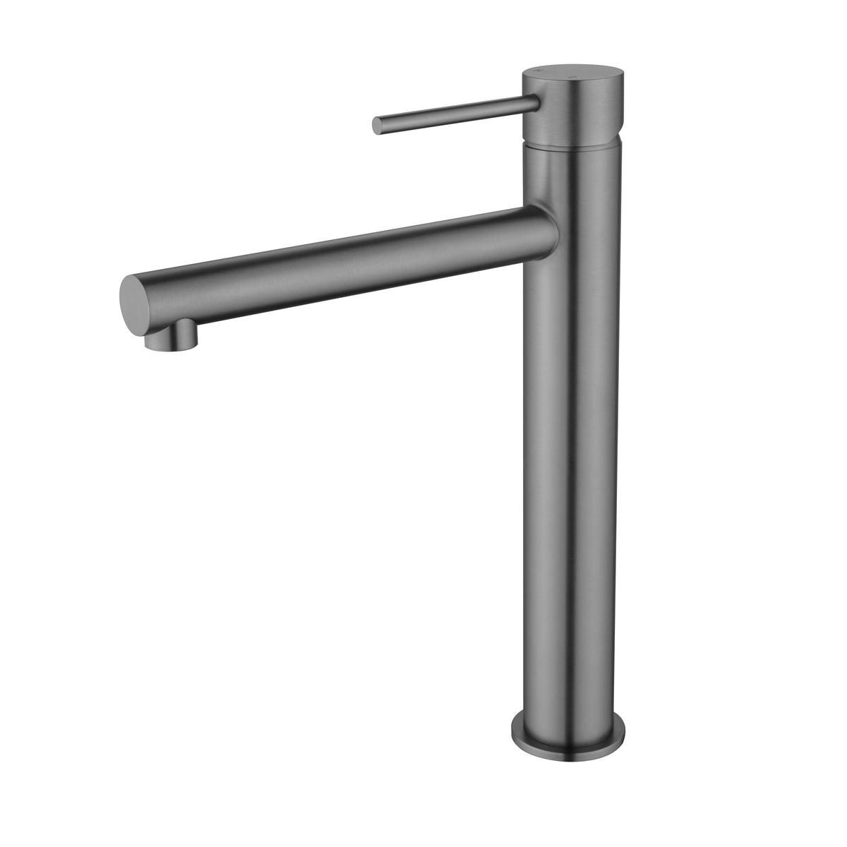 Elke Countertop Tall Basin Mixer Gunmetal
