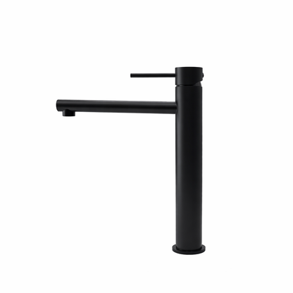 Elke Countertop Tall Basin Mixer Matt Black