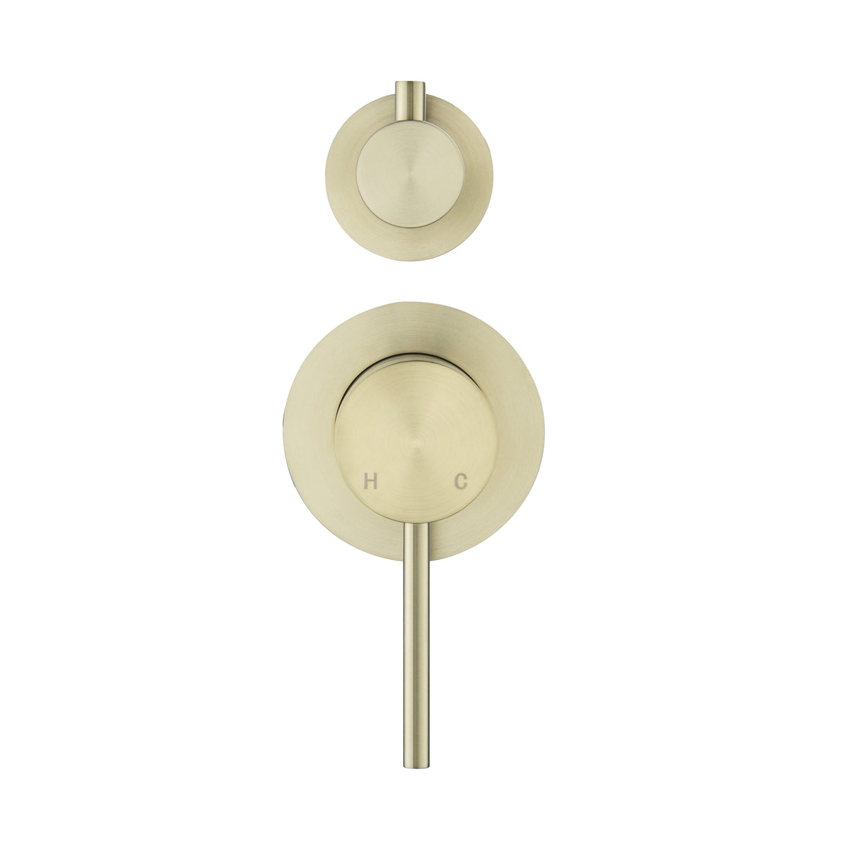 Elke Shower Diverter Brushed Gold