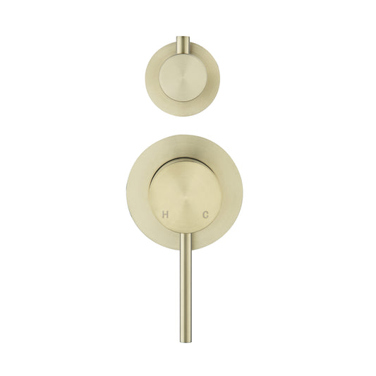 Elke Shower Diverter Brushed Gold