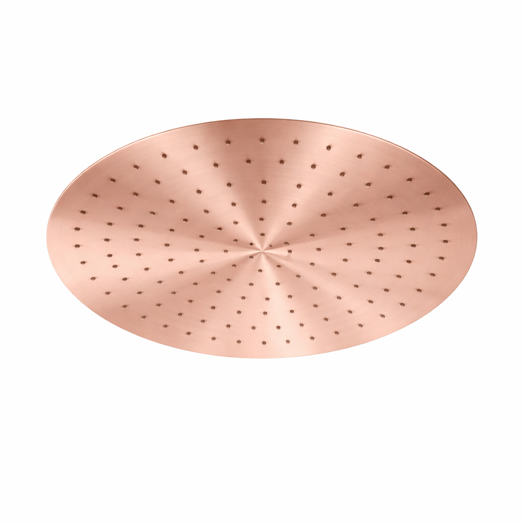 Elke Round Shower Head Brushed Copper