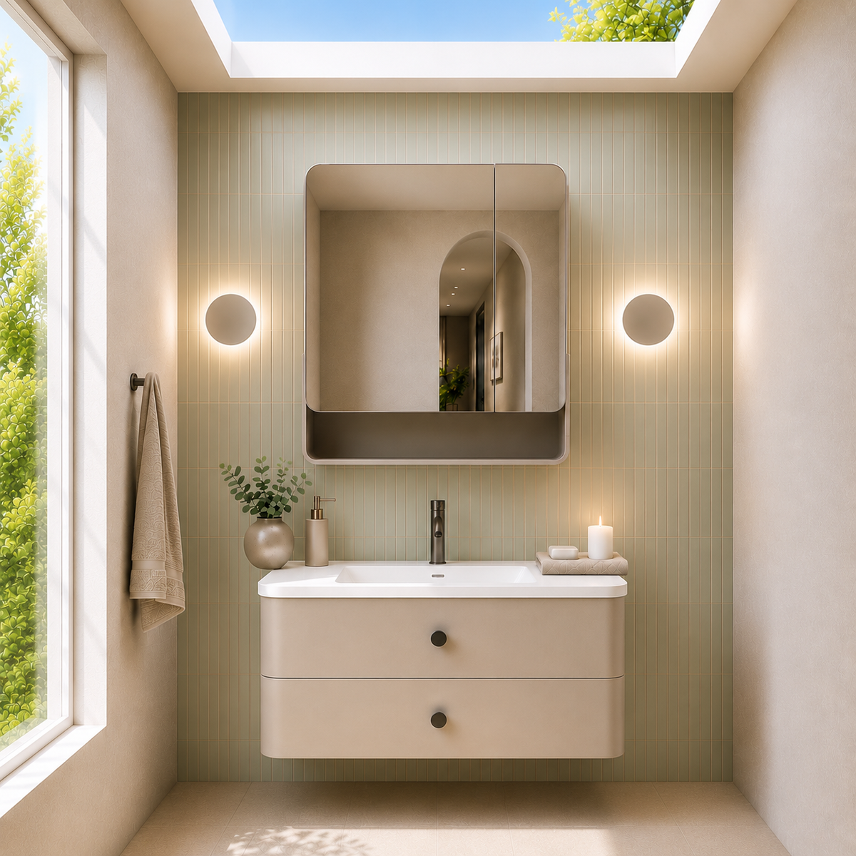 Bronte 900mm Wall-hung Vanity
