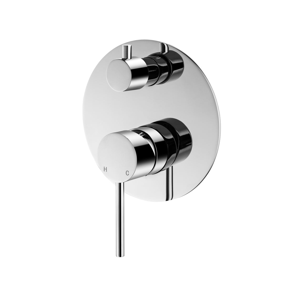 Elke Shower Diverter Plate Chrome