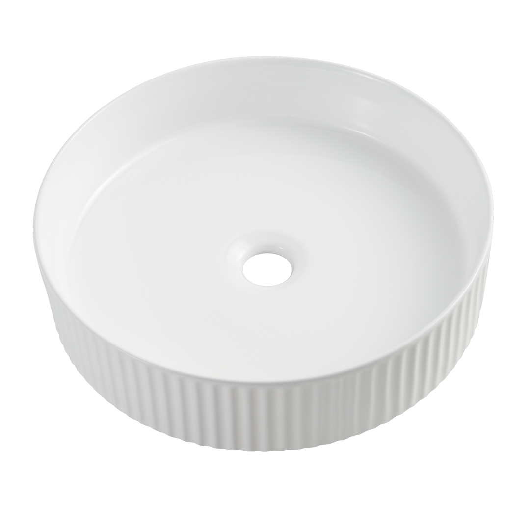 Linea Countertop Basin Round Fluted