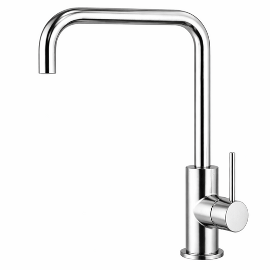 Elke Square Kitchen Mixer Chrome