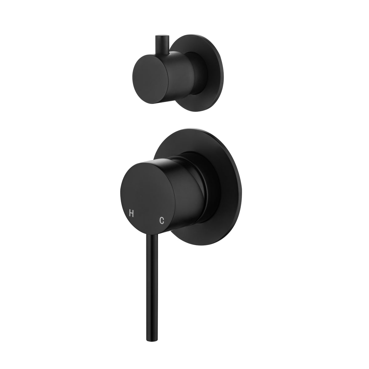 Elke Shower Diverter Matt Black