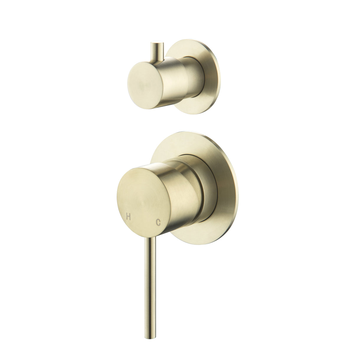 Elke Shower Diverter Brushed Gold