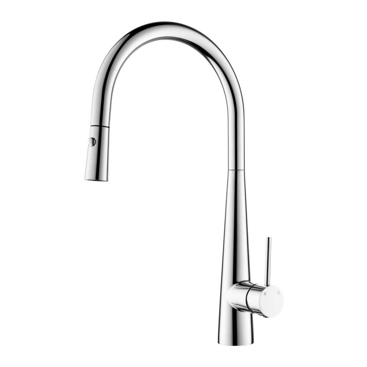 Elke Sleek Mixer with Button Chrome