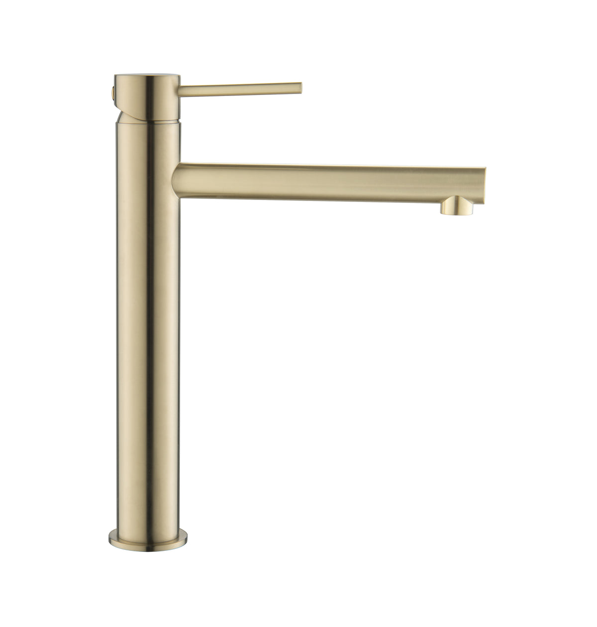 Elke Countertop Tall Basin Mixer Brushed Gold