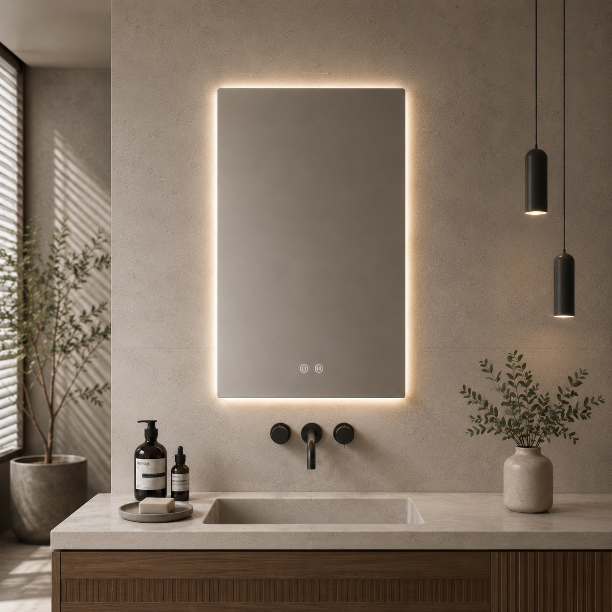 Xara Rectangle LED Mirror