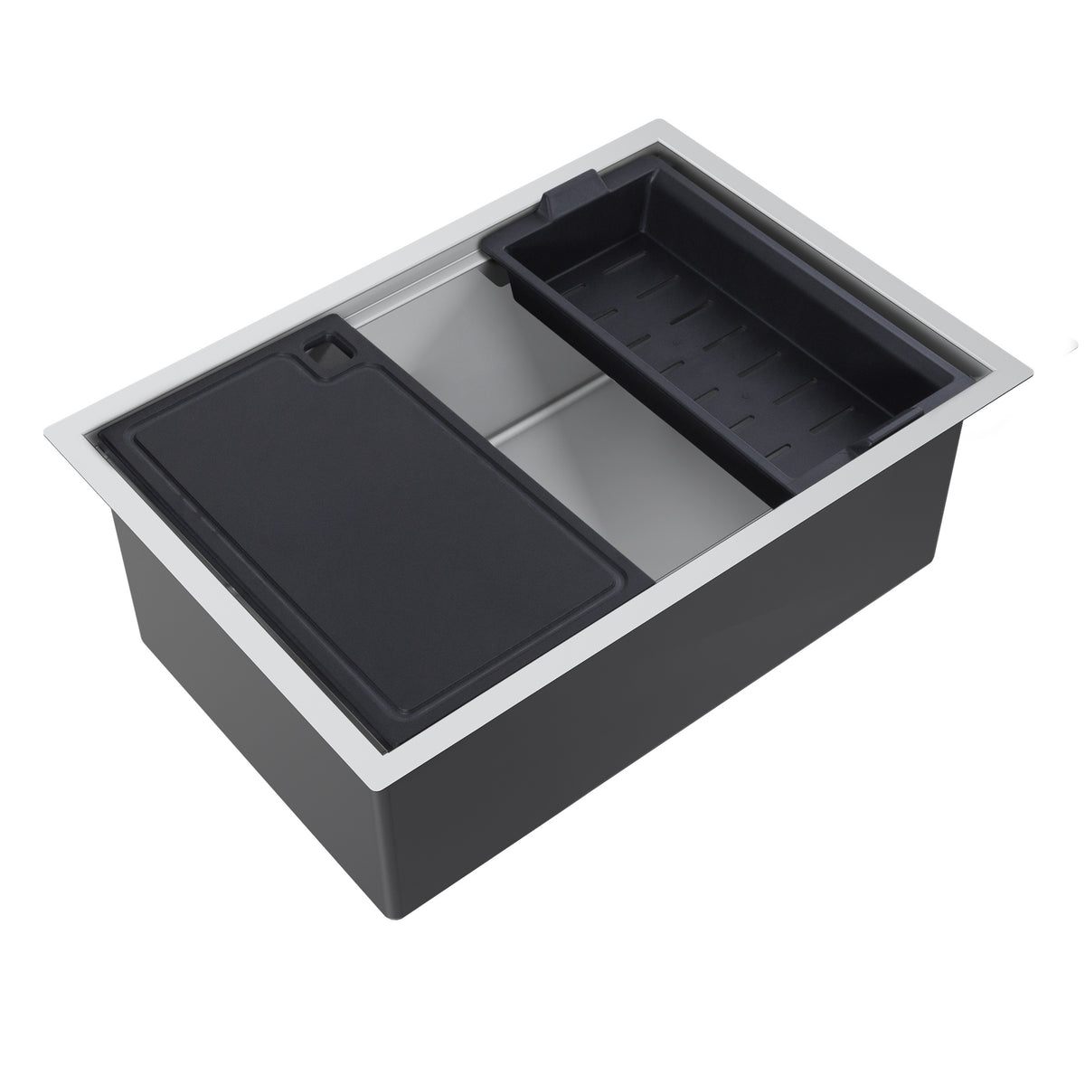 Titan Single Stainless Steel Workstation Sink 760mm
