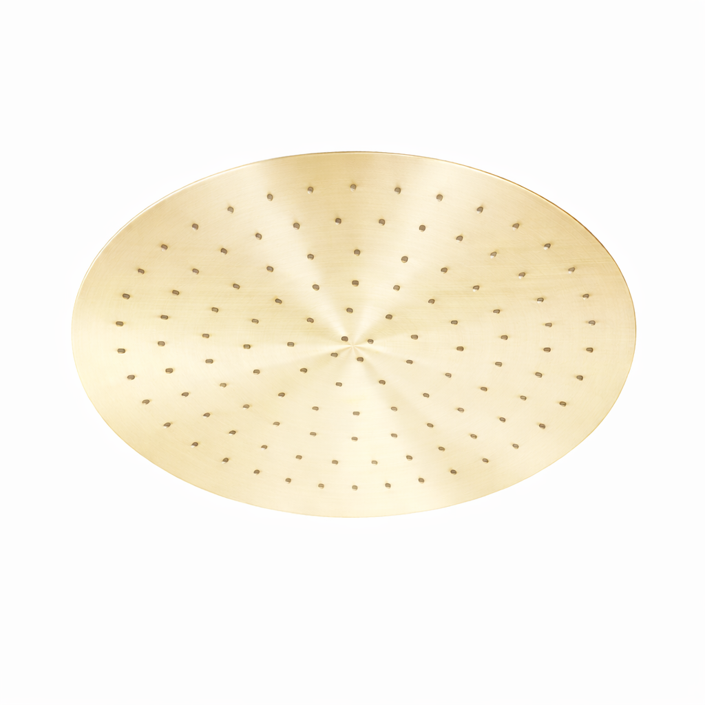 Elke Round Shower Head Brushed Gold