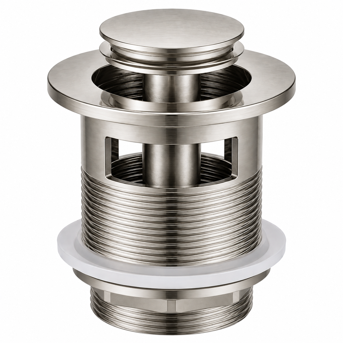 Pop-up Waste with Overflow Brushed Nickel