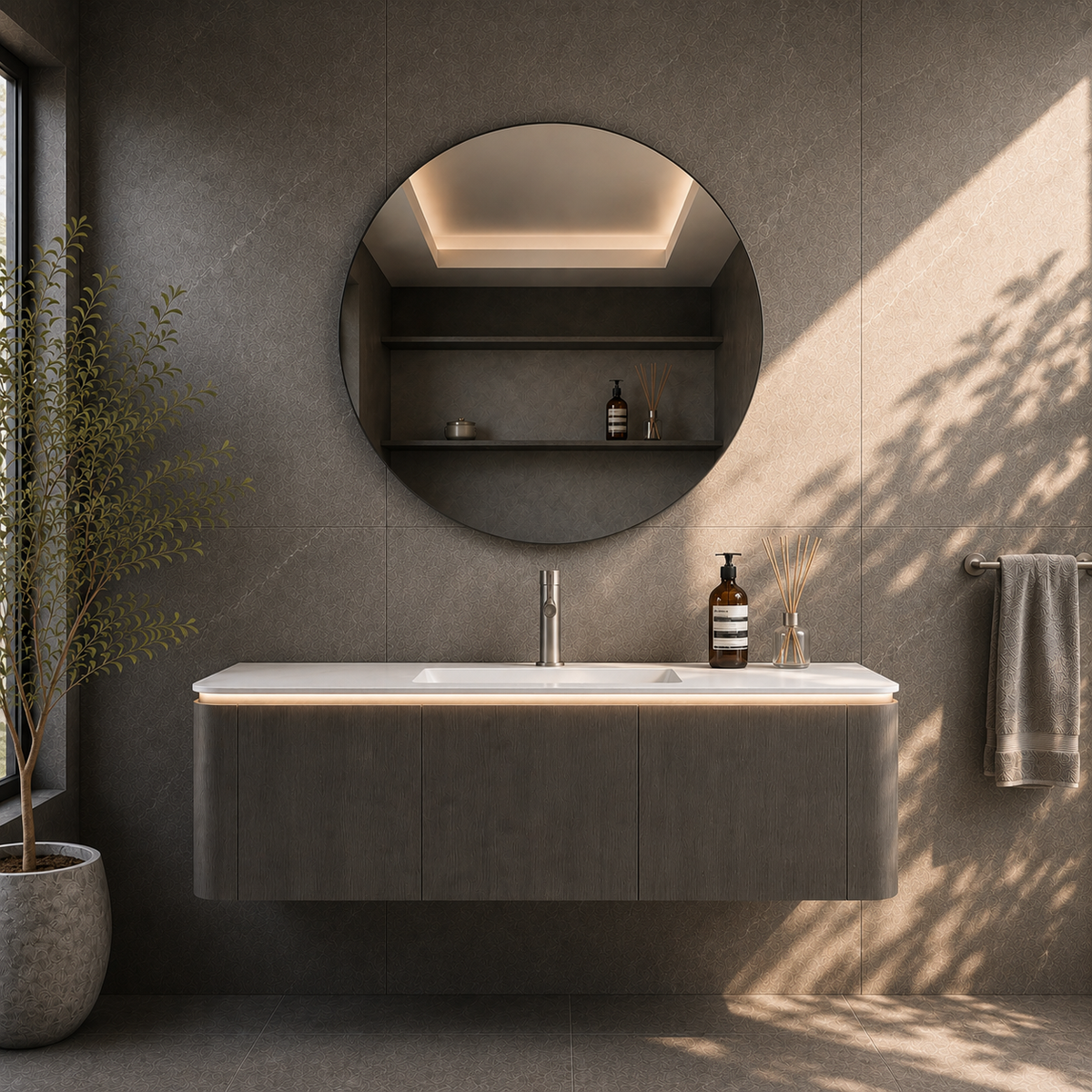 Velma 1500mm Wall-hung Vanity with Sensor Light