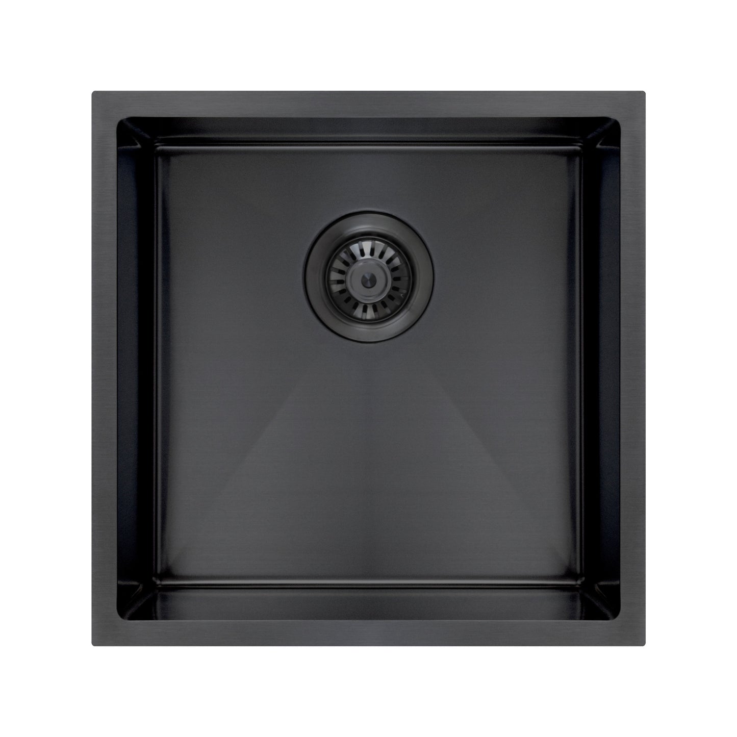 Titan Single Stainless Steel Sink Matte Black