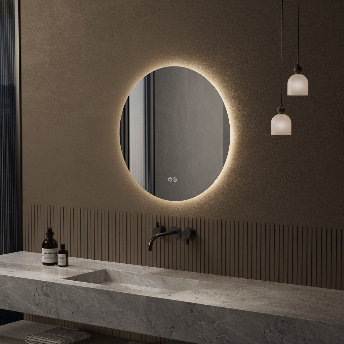 Xara Round LED Mirror