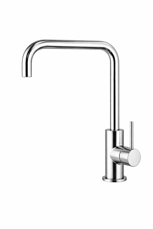 Elke Square Kitchen Mixer Chrome