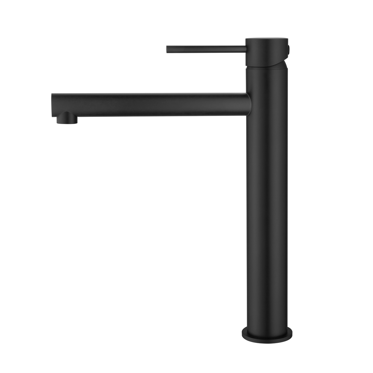 Elke Countertop Tall Basin Mixer Matt Black