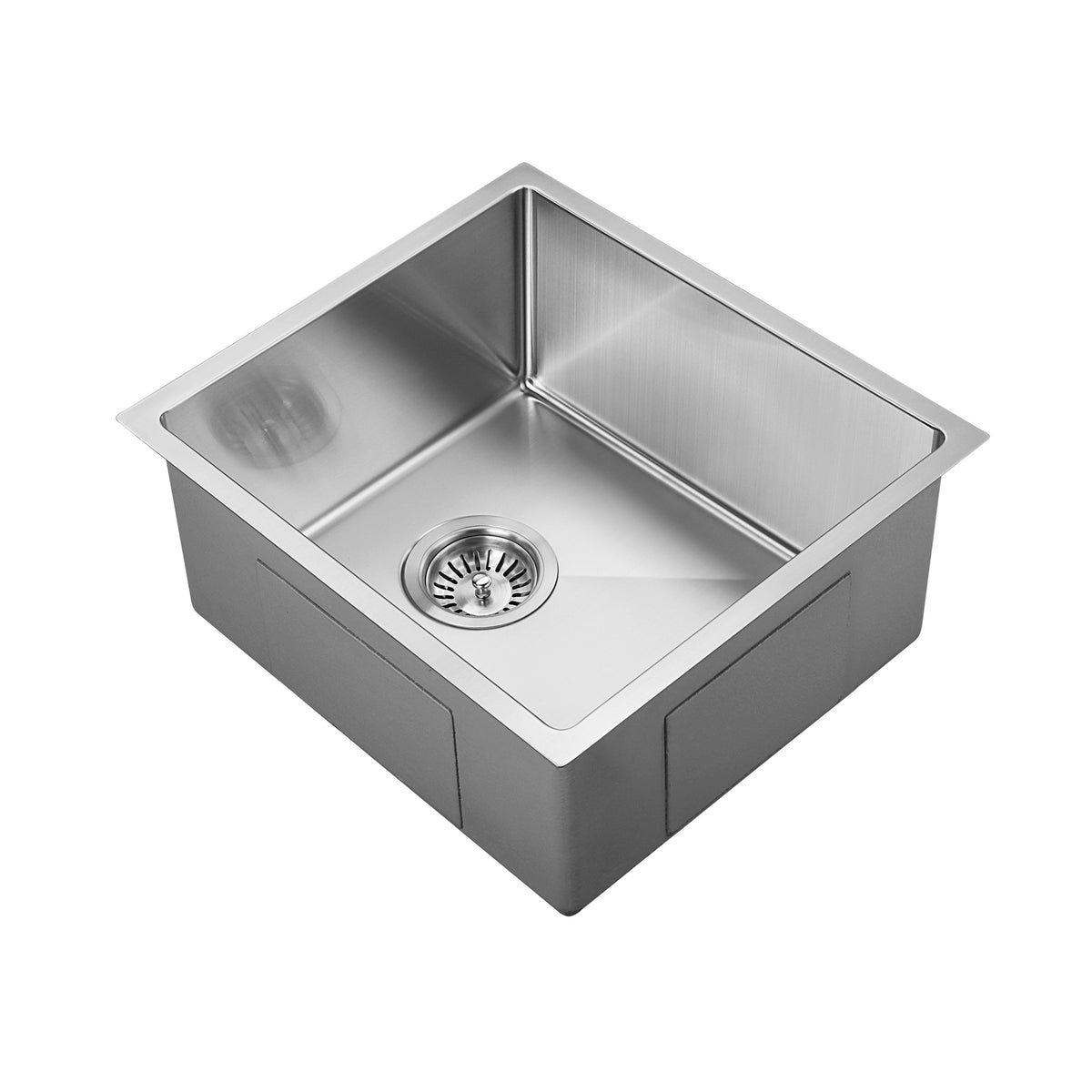 Titan Single Stainless Steel Sink with Overflow 440mm